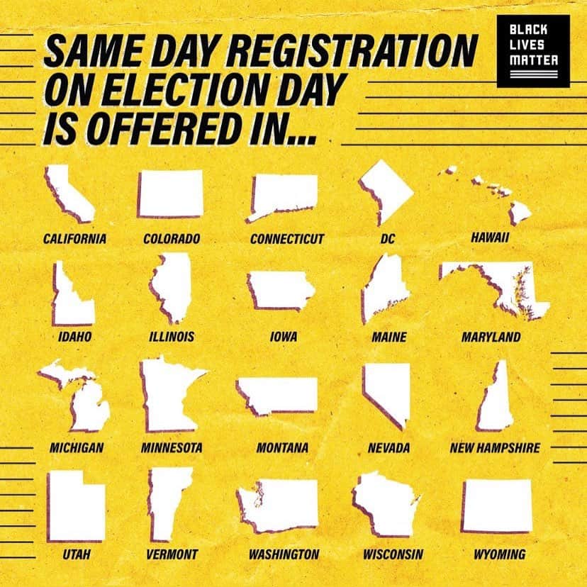 アイシャ・タイラーさんのインスタグラム写真 - (アイシャ・タイラーInstagram)「You can register and vote TOMORROW, VOTING DAY in these 20 states! It’s not too late to make real change. America needs you! Check out iwillvote.com to get all the deets and make your voice heard! Let’s get this country back on track and move forward. Together. 🇺🇸🗳」11月3日 4時08分 - aishatyler