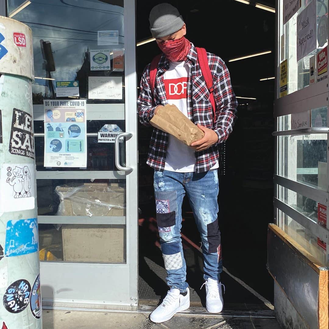 DOPEのインスタグラム：「JUST DROPPED‼️  Blood, Sweat, & Tears Denim, Shirt, Flannel, Gator, Backpack and much more.   Get it at dope.com or link in bio.」