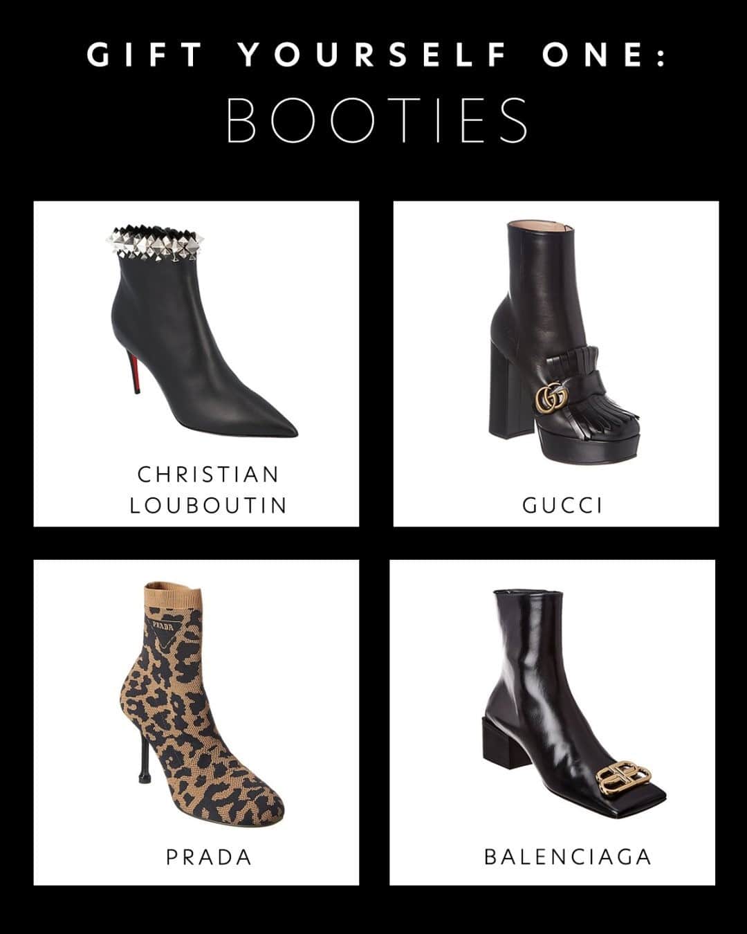 GILTのインスタグラム：「Bootie season is in full swing. Which of these statement styles is at the top of your wish list?」