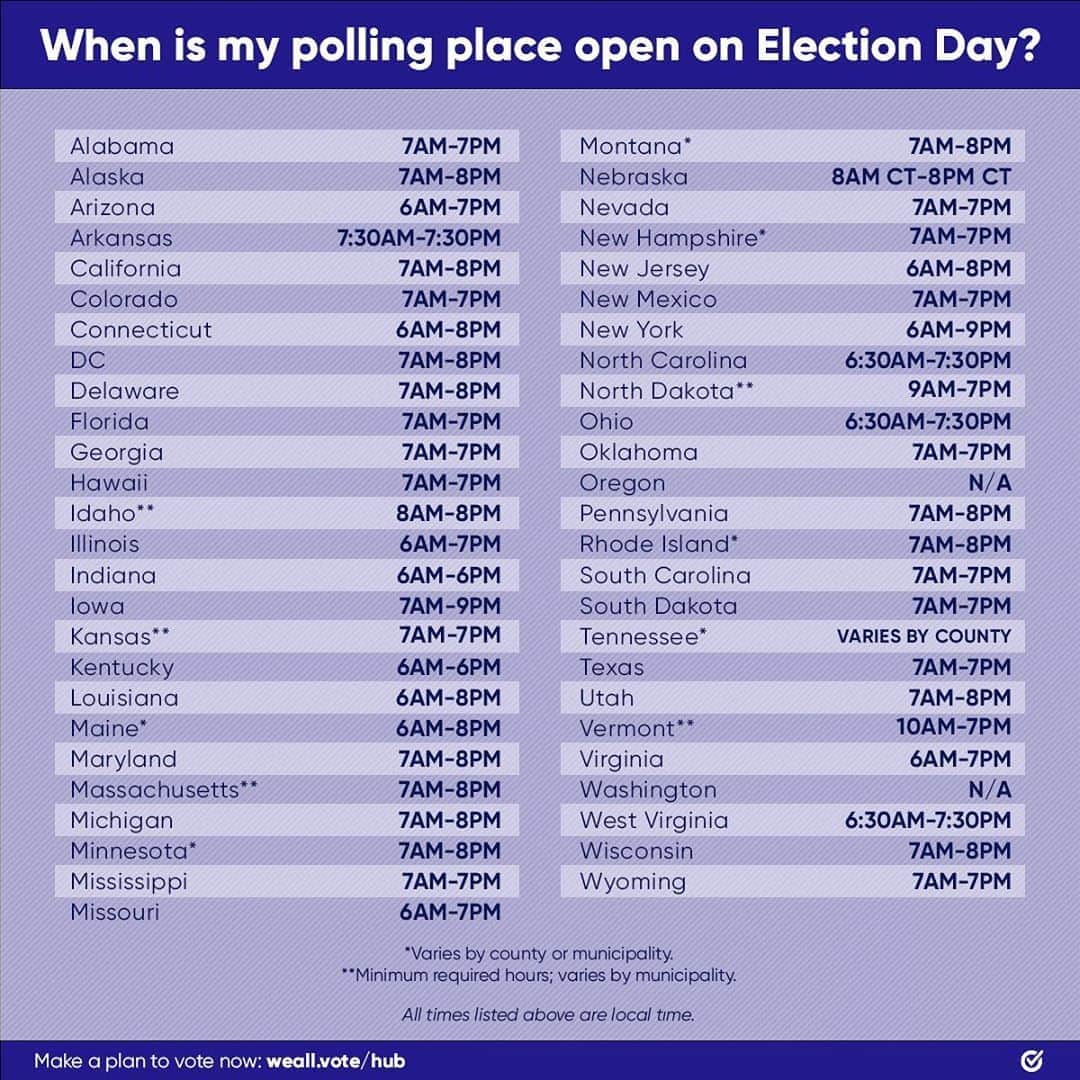 ミシェル・オバマさんのインスタグラム写真 - (ミシェル・オバマInstagram)「This is the election of our lifetime! Make sure you know where your polling place is, when it opens and closes, and what time you’ll be voting on #ElectionDay. Go to weall.vote/hub to get the information you need to make your plan to vote.」11月3日 5時00分 - michelleobama