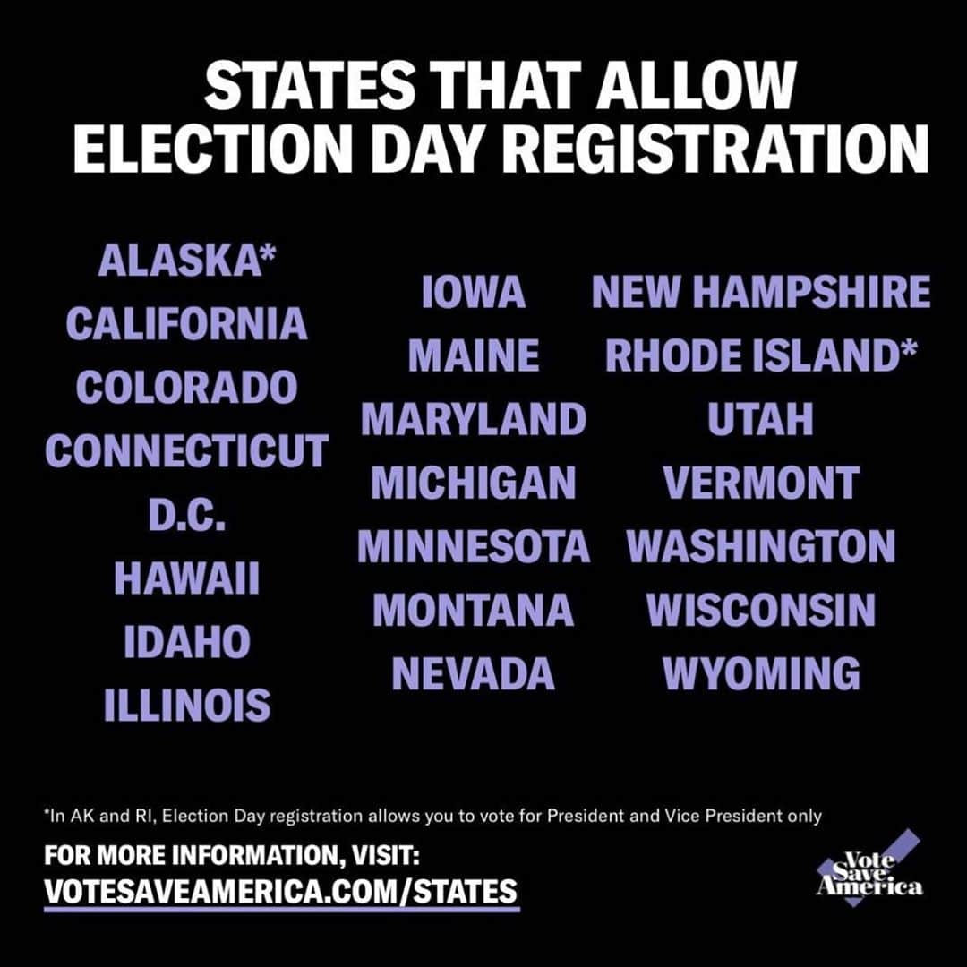 ルピタ・ニョンゴさんのインスタグラム写真 - (ルピタ・ニョンゴInstagram)「Friends don't let friends not vote!! Check up on your friends now to make sure they voted. A nudge from you can make the difference!  And if you know people in these states, share this post with them so they know what's good for Election Day registration in their state!   For help with any voter questions and information, call 833-336-8683 to speak to someone, or head to IWillVote.com.」11月3日 5時52分 - lupitanyongo