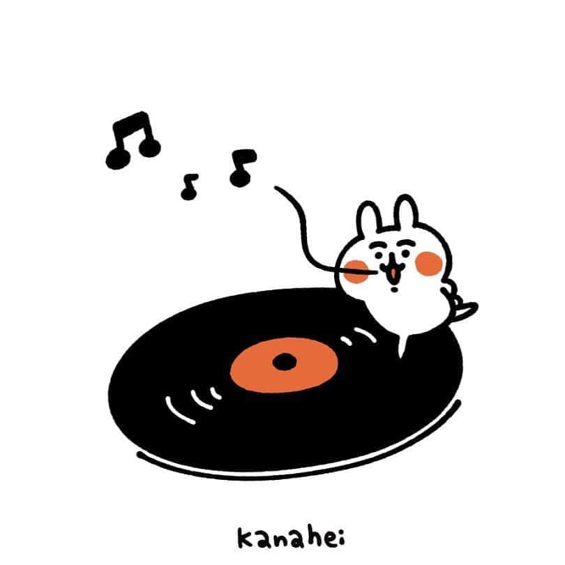 カナヘイのインスタグラム：「今日は #レコードの日」