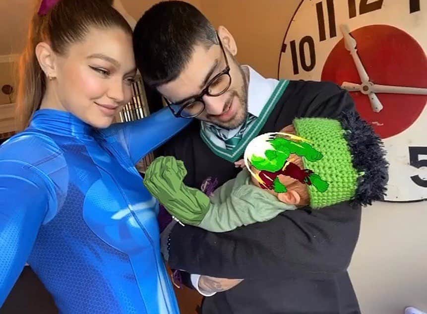 E! Onlineさんのインスタグラム写真 - (E! OnlineInstagram)「Gigi's glow, Zayn's joy, their little girl's costume: We're in love with them and all these little things. (📷: @gigihadid)」11月3日 7時46分 - enews