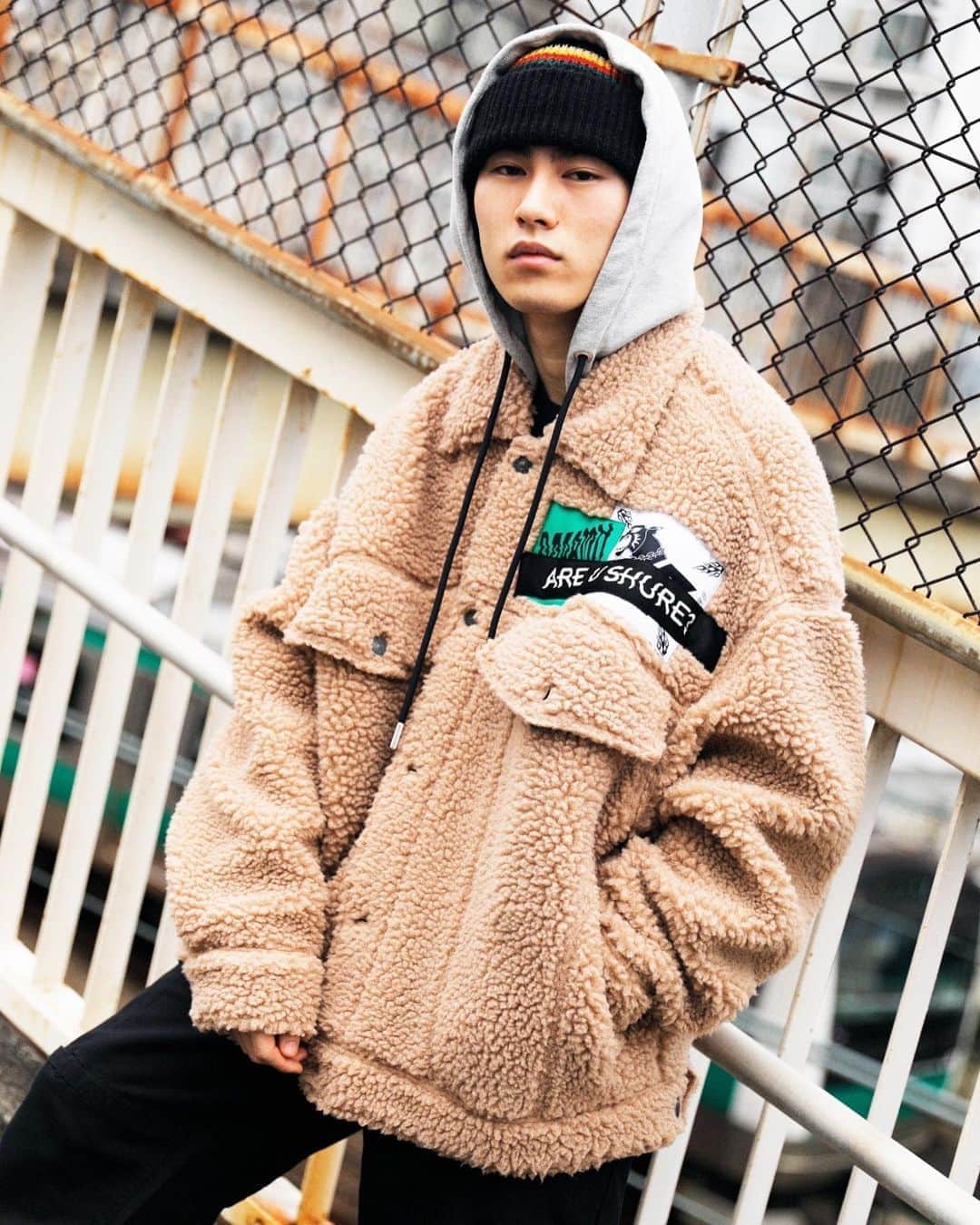 泉大智のインスタグラム：「#diesel #ディーゼル #winterjacket #アウター @diesel @drop_tokyo」