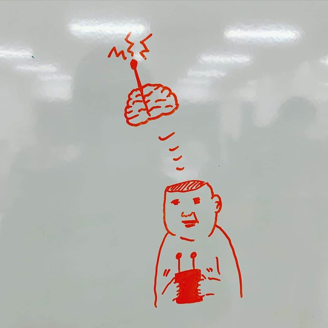 シモダ テツヤさんのインスタグラム写真 - (シモダ テツヤInstagram)「授業中に描いた授業とは関係のないイラスト」11月3日 17時42分 - shimoda