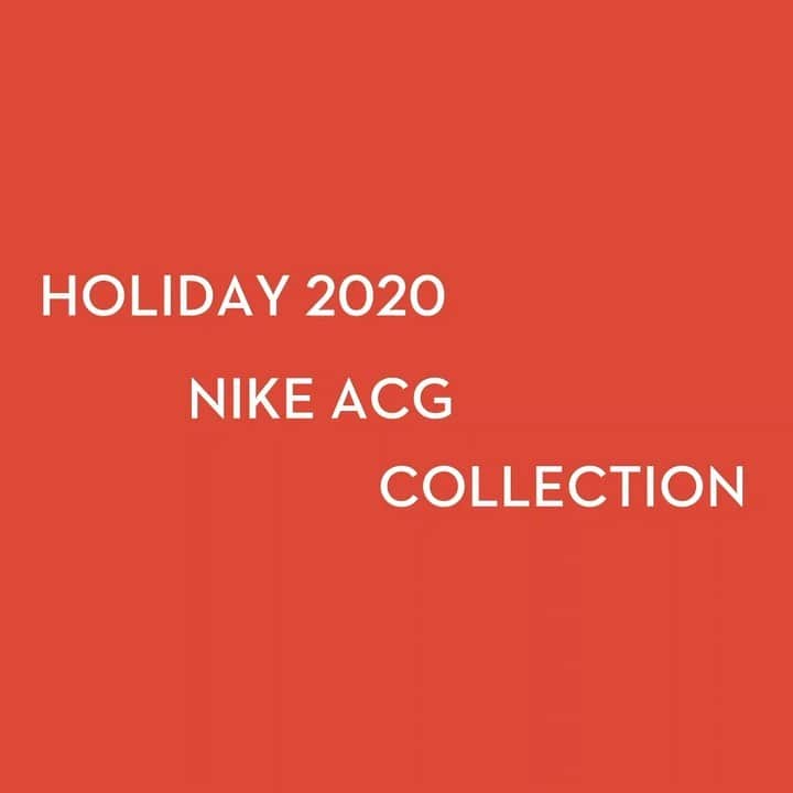 A+Sのインスタグラム：「coming soon...﻿ ﻿ #a_and_s #NIKE #ACG #MOVETOZERO﻿ #SUSTAINABLE﻿ #SUSTAINABILITY」