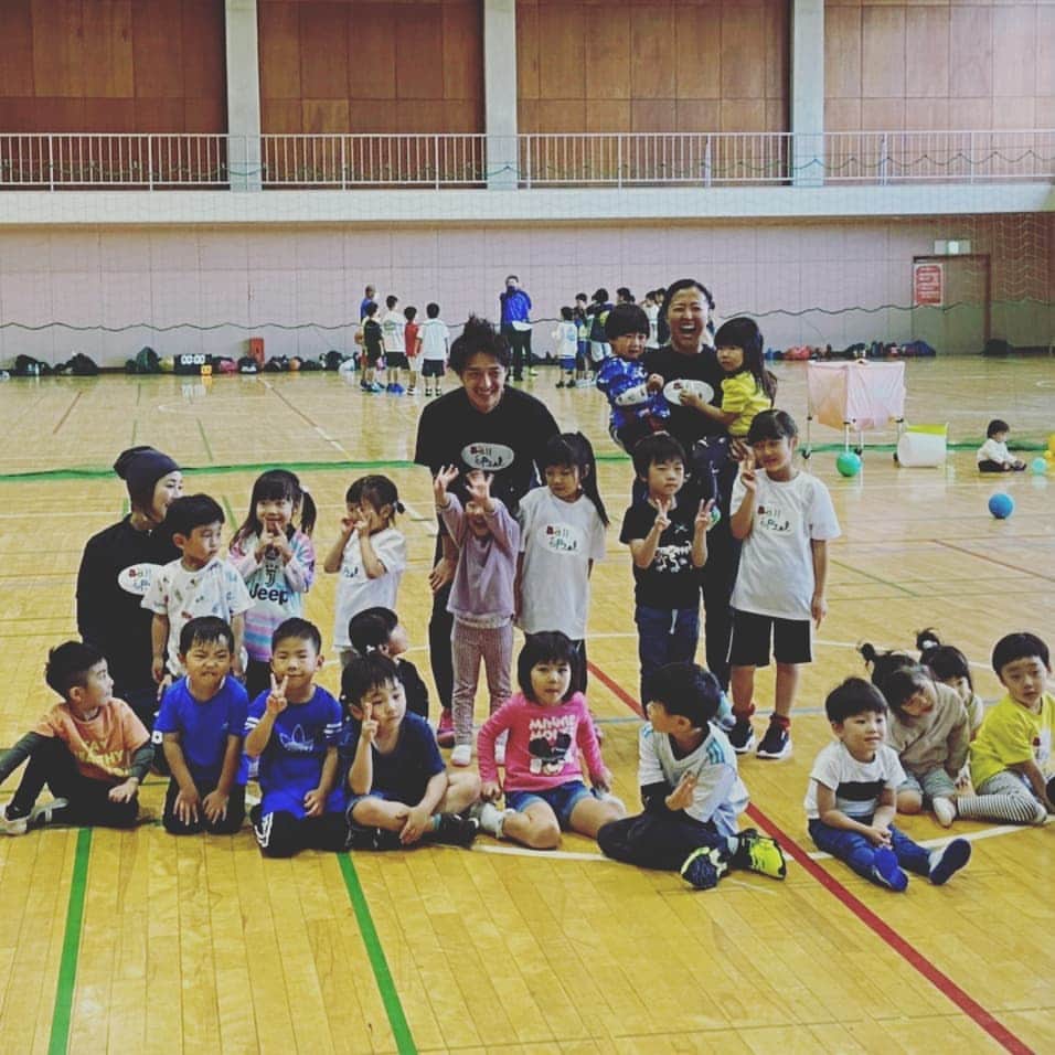 のインスタグラム：「楽しすぎた体験会🥰 バルシュピールボール遊びスポーツ教室 スクール生募集中です😊 #永里源気 #永里亜紗乃 #バルシュピール #Ballspiel #ライデンシャフト #Leidenschaft」