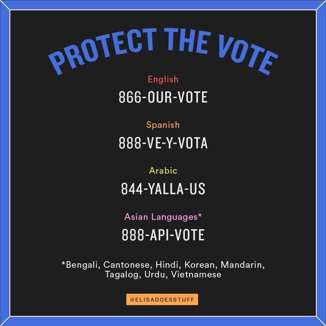 シアラ・ブラヴォさんのインスタグラム写真 - (シアラ・ブラヴォInstagram)「Here is your in person voting checklist!! Make sure to screenshot and share with your friends. Let’s check up on each other today xx  Head to my stories and swipe up for more voter info and to see what you can do if you already voted! LETS GO!! #electionactions   #bidenharris2020 💙」11月3日 10時47分 - ciarabravo