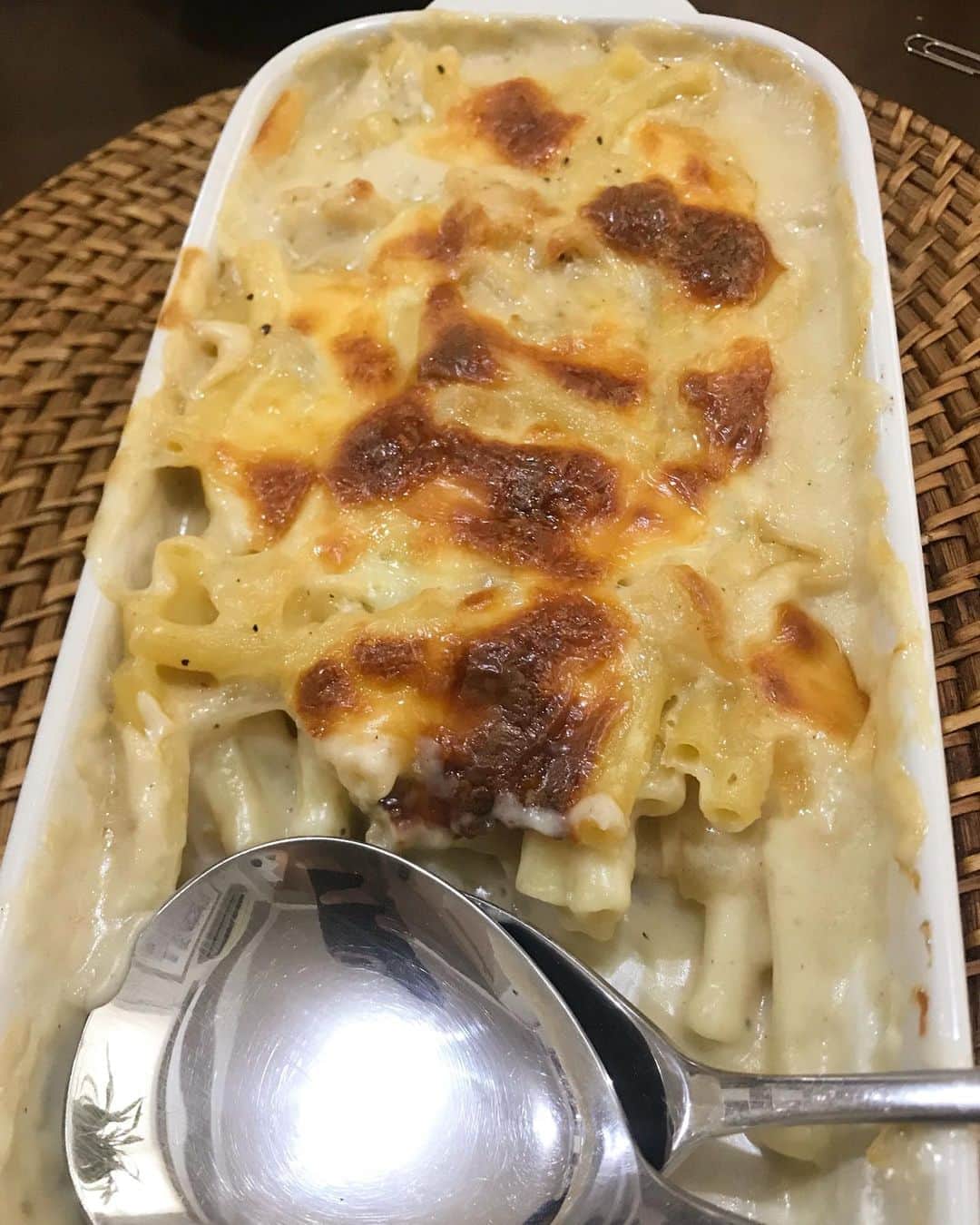 のインスタグラム：「#休日 #朝からグラタン作った  #娘のリクエスト」