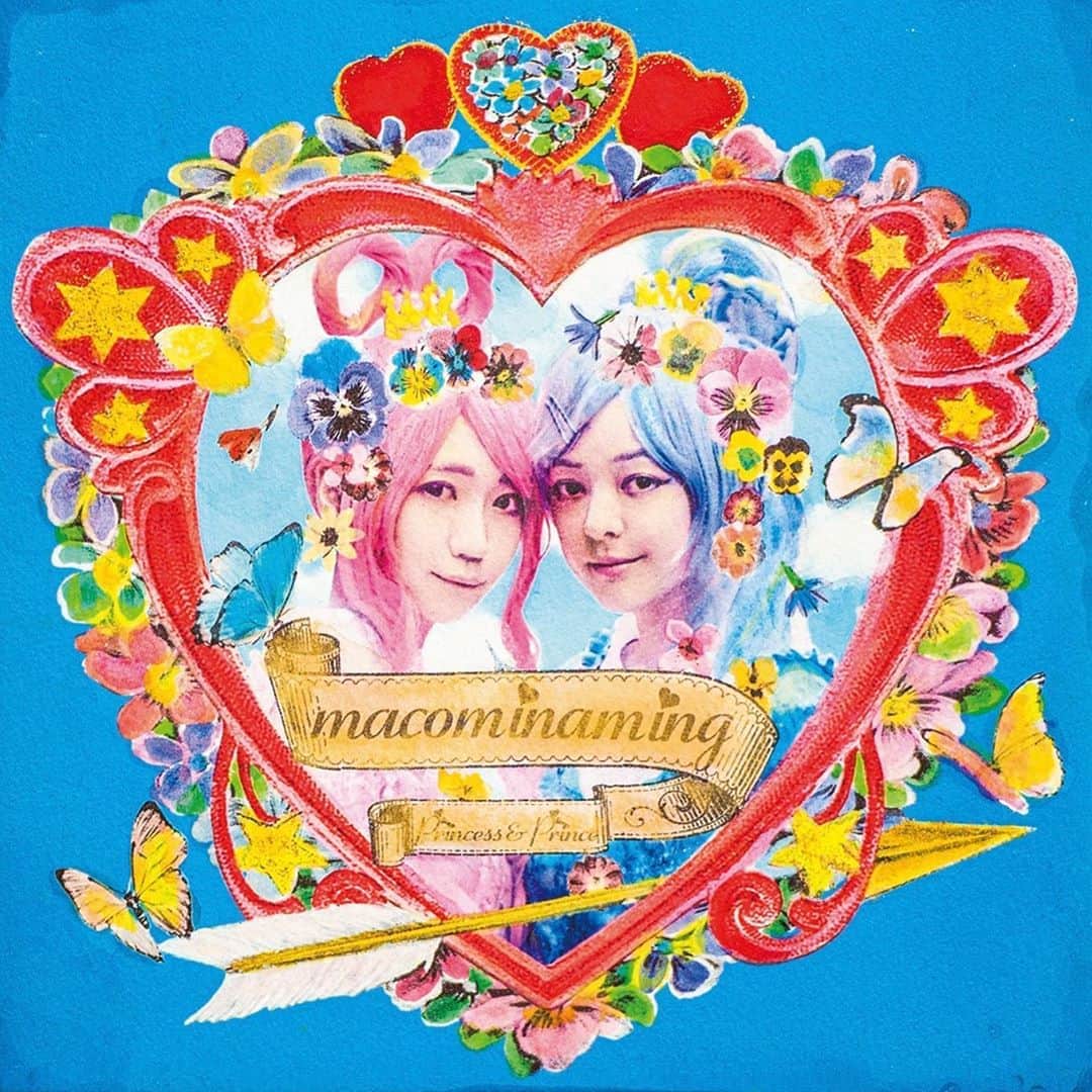 マコ・プリンシパルのインスタグラム：「My new painting🎨「Ice Ice Baby」2020 夢の中へ🦋  #まこみなみん　#macominaming #art #artwork #painting #collage」