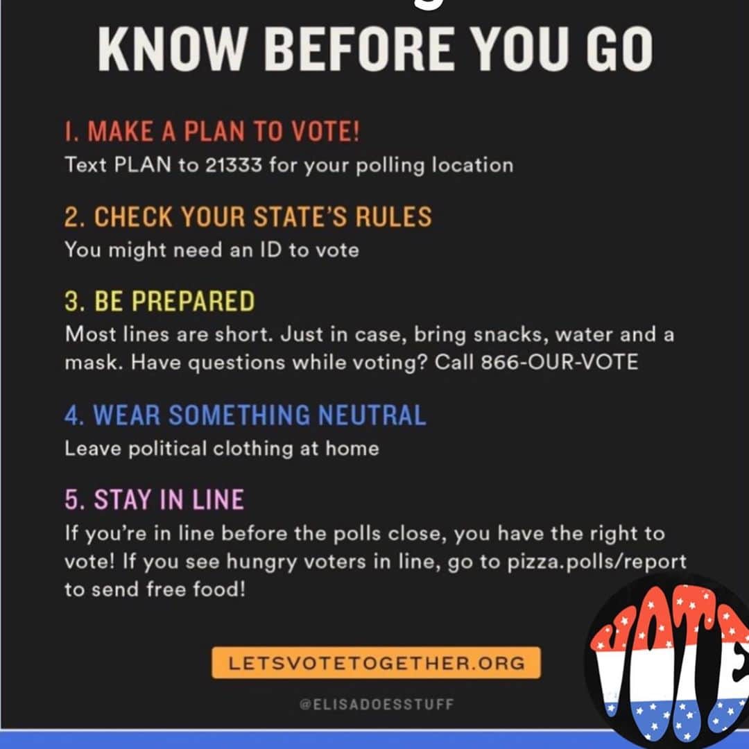 アダム・シャンクマンのインスタグラム：「Be safe and healthy while you exercise this sacred right. I myself have moved under my bed with an obscene supply of pizza and snacks for 48 hours. See you all on the other side and God bless these United States. ❤️ #vote」