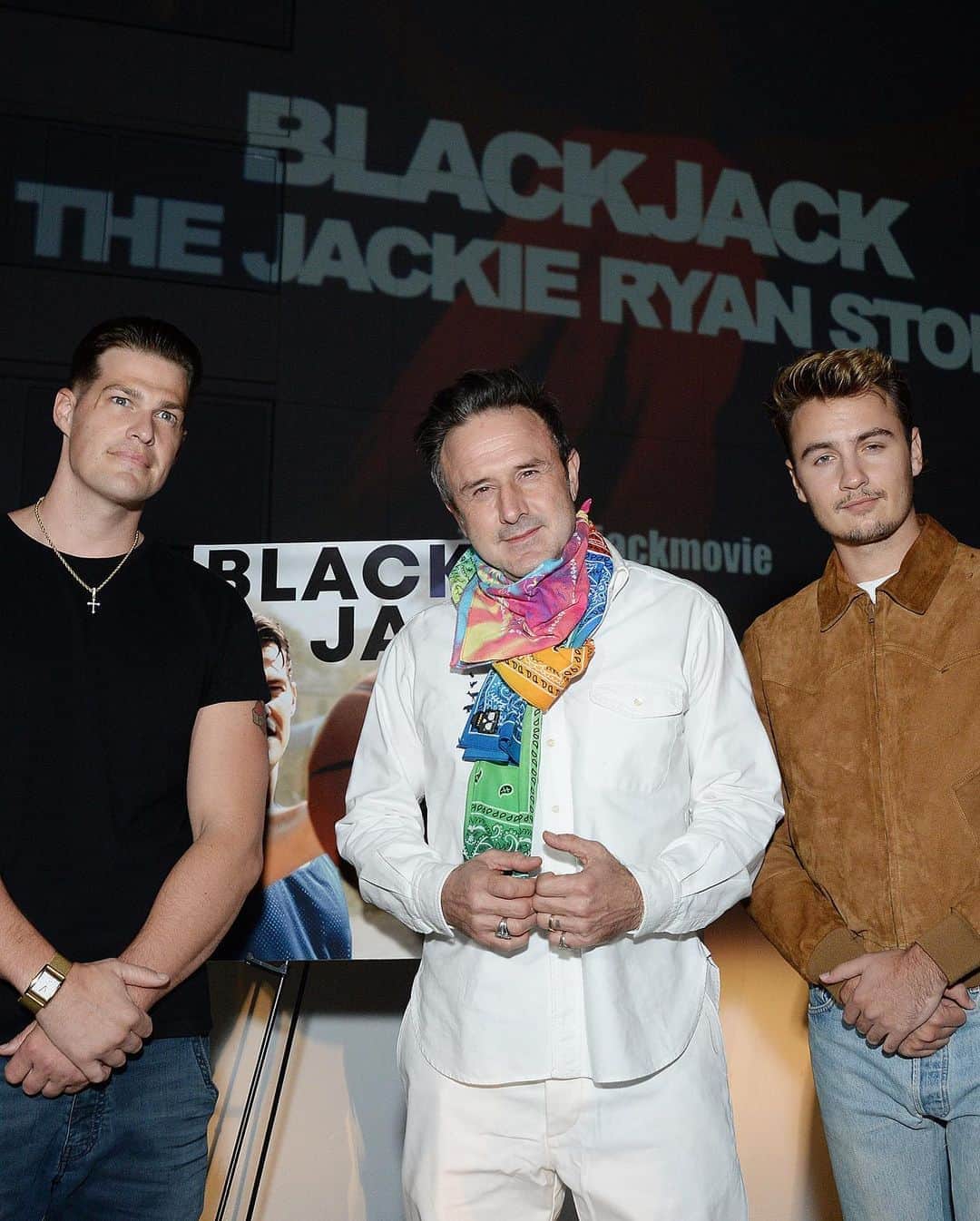 Just Jaredさんのインスタグラム写真 - (Just JaredInstagram)「@ashleygreene @gregfinleyofficial @davidarquette and @brandonthomaslee attend the drive-in premiere of their new movie “Blackjack: The Jackie Ryan Story,” which is now streaming. #AshleyGreene #GregFinley #DavidArquette #BrandonThomasLee #BlackjackMovie Photos: Michael Simon」11月3日 13時05分 - justjared