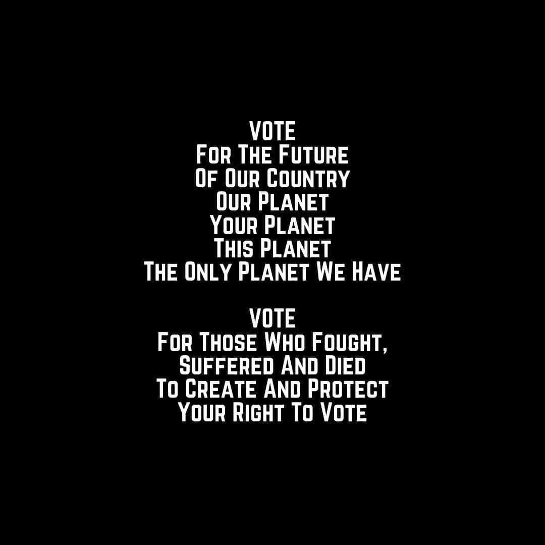 Guns N' Rosesさんのインスタグラム写真 - (Guns N' RosesInstagram)「VOTE」11月3日 13時25分 - gunsnroses