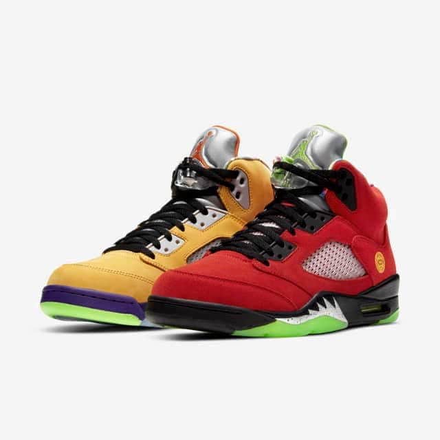 のインスタグラム：「僕に頼まれても買えません❣️   『NIKE AIR JORDAN 5 What The』 抽選販売について（11/3 0:00〜 受付） bit.ly/380Wn7z  @BEAMS_Ms_Casual #beams #ビームス #nike #ナイキ #air_jordan #シューズ #スニーカー」