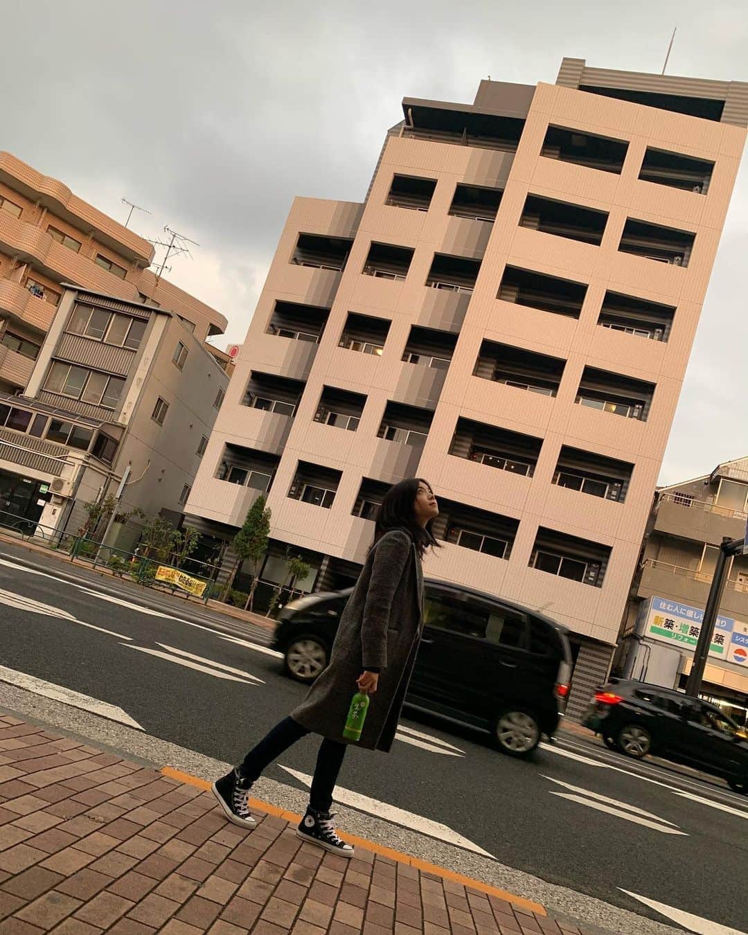 葉山柚子さんのインスタグラム写真 - (葉山柚子Instagram)「夕焼け綺麗だ〜☀️ #夕焼け」11月3日 16時25分 - hayama_yuko
