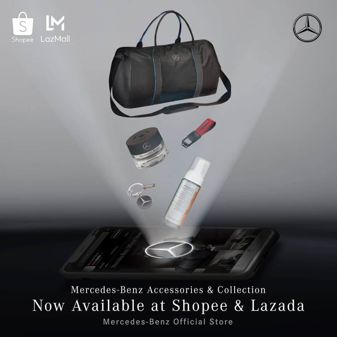 Mercedes-Benz Thailandさんのインスタグラム写真 - (Mercedes-Benz ThailandInstagram)「แฟนๆ Mercedes-Benz เตรียมช้อปได้แล้ววันนี้! พบกับ Mercedes-Benz Official Store ร้านค้าออนไลน์อย่างเป็นทางการบน Shopee และ Lazada   ให้คุณพบกับสินค้าคอลเลคชั่นและสินค้าประดับยนต์ของแท้จาก Mercedes-Benz และ Mercedes-AMG อาทิ หมวก กระเป๋า เคสโทรศัพท์ เสื้อโปโล และอื่นๆ อีกกว่า 200 รายการ!   พิเศษ! รับ voucher ส่วนลดพิเศษเพียงกดติดตามร้านค้า ตั้งแต่วันนี้ – 31 ธ.ค. 2563  เพียงพิมพ์ Mercedes-Benz ในช่องค้นหาบน Shopee หรือ Lazada  #MercedesBenzOfficialStore #MBCollection #MBAccessories #MercedesBenz #MercedesBenzThailand」11月3日 17時00分 - mercedesbenzthailand