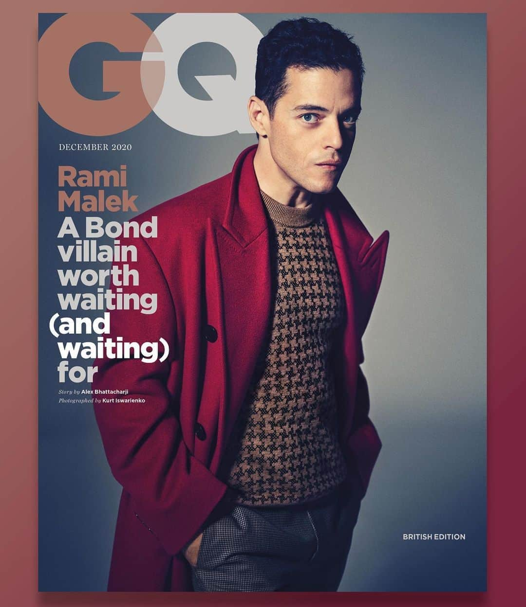 クリスヴァンアッシュさんのインスタグラム写真 - (クリスヴァンアッシュInstagram)「RAMI MALEK ON THE COVER OF @BRITISHGQ #DECEMBERISSUE WEARING @BERLUTI  #🖤  PHOTO @kurtiswarienko  STYLING @ilariaurbinati  #berluti #krisvanassche #ramimalek  @jeanpierrebaux」11月3日 17時08分 - kris_van_assche