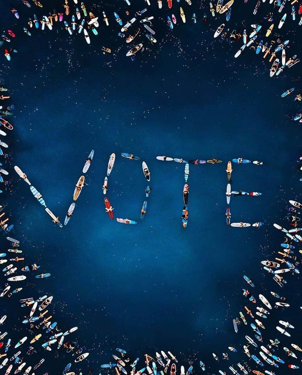 ミア・マエストロさんのインスタグラム写真 - (ミア・マエストロInstagram)「V O T E Towards our planet, towards kindness, compassion, equality, social justice 💙 May we change the path of this country today onto kinder horizons and a beautiful world we know in our hearts possible 🙏🏻 #bidenharris2020 🇺🇸  Photo repost @surfrider 📷 @connortrimble」11月4日 3時06分 - miamaestro