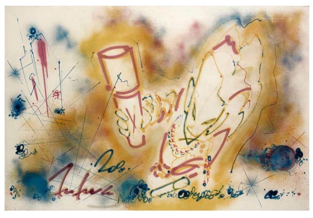 KAWSONEさんのインスタグラム写真 - (KAWSONEInstagram)「Good morning... @futuradosmil  UNDER METROPOLIS 1983 Spray paint on canvas #Futura #Futura2000 #spraypaint #1983」11月3日 21時28分 - kaws