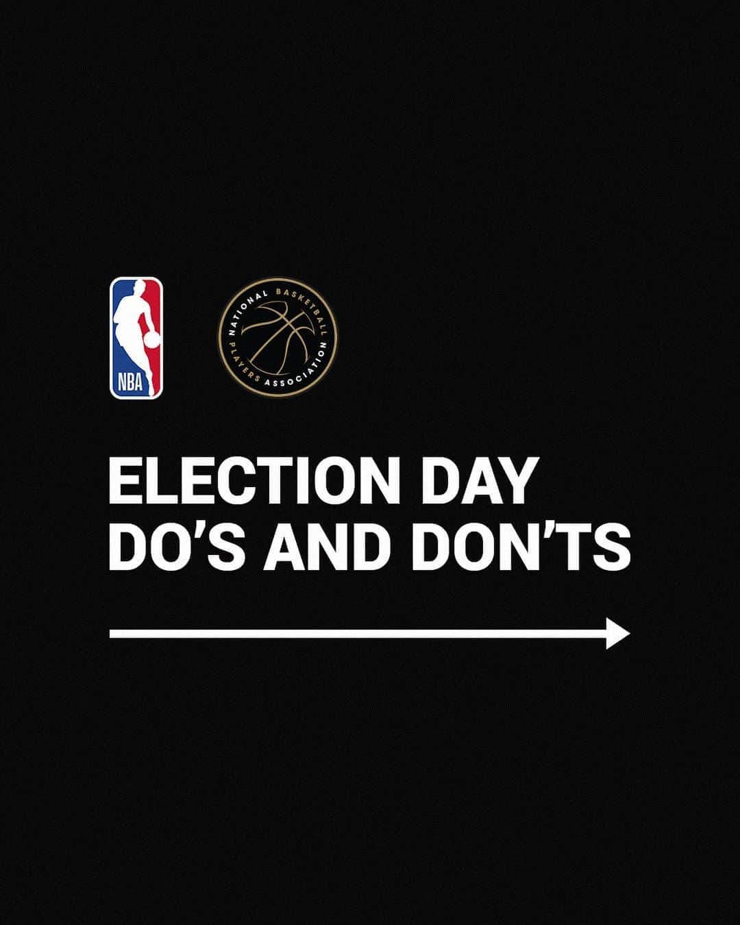 NBAさんのインスタグラム写真 - (NBAInstagram)「Today is Election Day! Are you #VoteReady? Before you head to the polls, make sure you know your DO’s and DON’Ts ➡️」11月3日 22時00分 - nba