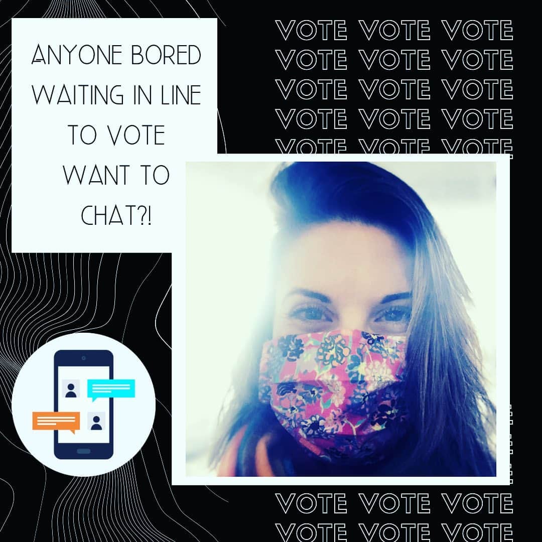 ミーガン・オリーさんのインスタグラム写真 - (ミーガン・オリーInstagram)「I’m online for a bit if you’re waiting in line and want to chat. Ask me a question in the comments below or send me a selfie of yourself in line! Extra excitement if you have a #costhevote voting shot too!  Today is the day!! #vote #chat #democracyisfun」11月3日 22時40分 - officialmeghanory