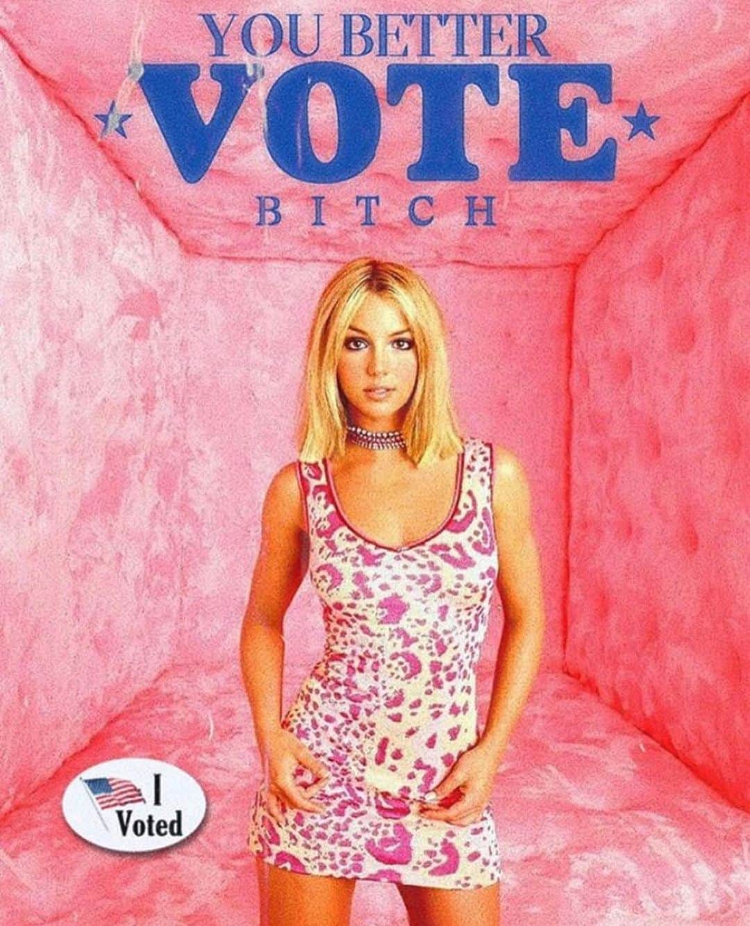 Nylon Magazineさんのインスタグラム写真 - (Nylon MagazineInstagram)「listen to Britney and get out and v o t e  (@blondestuckinthe2000s)」11月3日 22時52分 - nylonmag