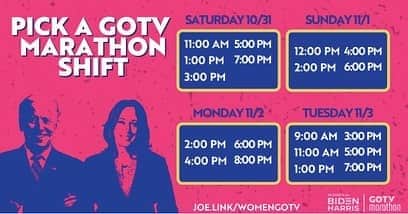 ビジー・フィリップスさんのインスタグラム写真 - (ビジー・フィリップスInstagram)「GET OUT THE VOTE! At 11am EST- I’ll be on the ground in Philly AND I’m going to zoom into the Election Day GOTV #womenforbiden marathon with my friend @ilyseh for a few minutes to talk with the volunteers!!! It’s not too late to phone bank! Sign up! Get in there! Go to the SWIPE UP IN MY STORIES NOW TO SIGN UP!! 👏👏👏👏👏👏」11月3日 23時31分 - busyphilipps
