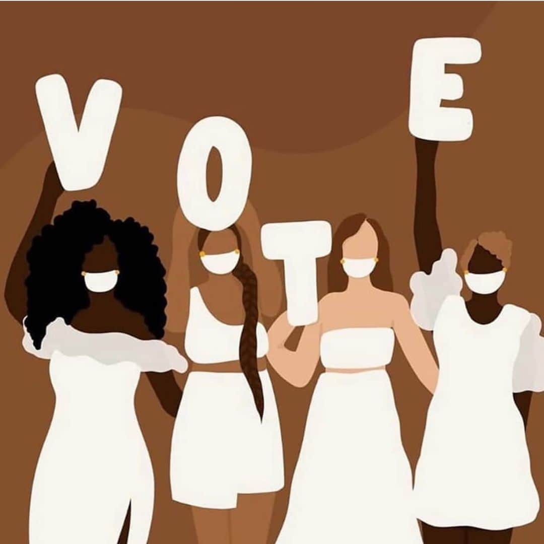 セリタ・エバンクスのインスタグラム：「Vote! 🇺🇸 💙 #electionday #vote #election2020」