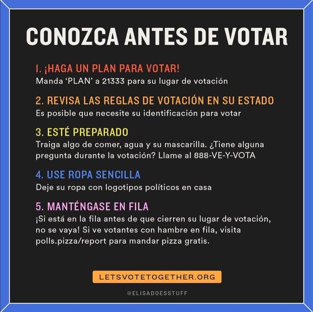 テス・ホリデーさんのインスタグラム写真 - (テス・ホリデーInstagram)「😫Today is the day!! Voting in person? Here's your checklist for the polls. Save this post and share with friends heading out! Link in bio for more voter info and what to do if you've already voted (volunteer and check on your friends!). Let's go! #ElectionActions #election2020 💪」11月4日 0時45分 - tessholliday