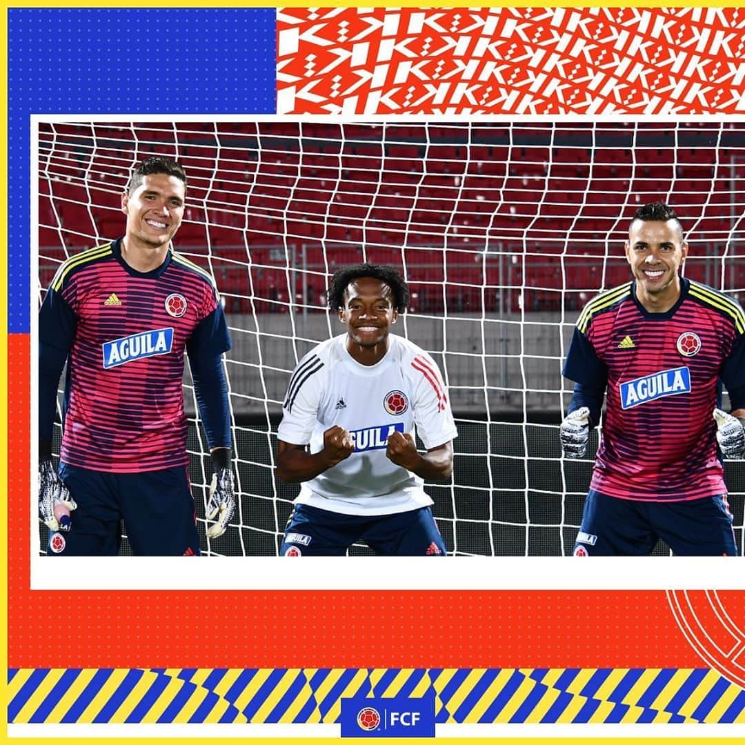 サッカー コロンビア代表チームのインスタグラム：「Tu cara cuando te acuerdas que la próxima semana vuelve a jugar la Selección Colombia 🇨🇴  😁✌️」