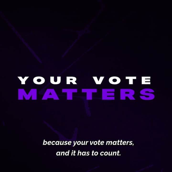 ケシア・ナイト・プリアムのインスタグラム：「Today is the DAY!!!!! #VOTE #CivicsForTheCulture #FairFightAction」