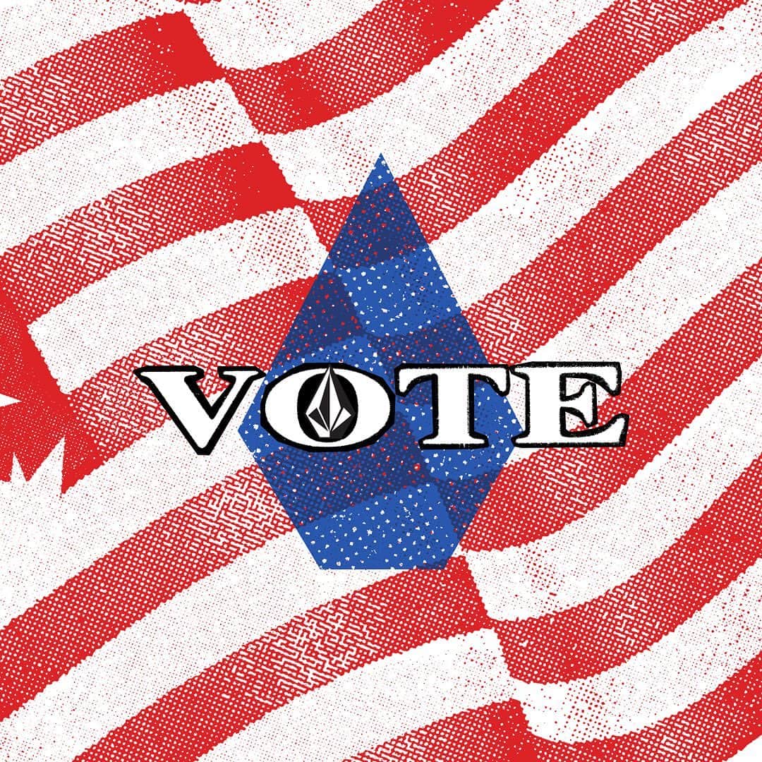 ボルコムのインスタグラム：「Your Vote is your voice, don’t let it be silenced. The world 🌎 is counting on you 🗳」
