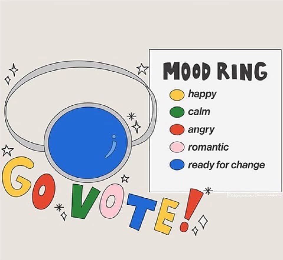 シャニン・ソサモンのインスタグラム：「💙 last chance   #REPOST @whenweallvote  Art by @stuffmadebybec」