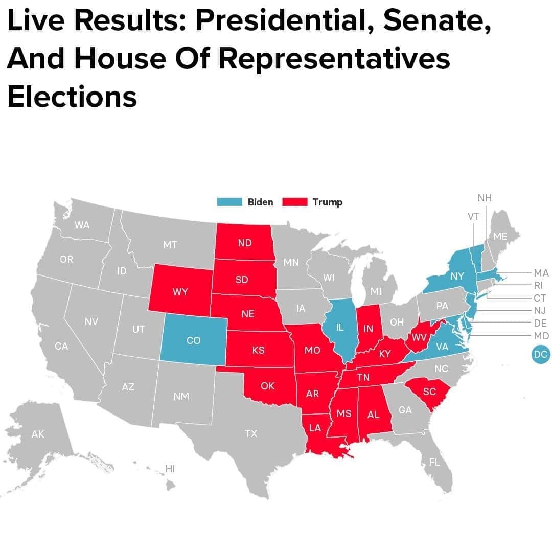 BuzzFeedさんのインスタグラム写真 - (BuzzFeedInstagram)「Link in bio - See @buzzfeednews' electrion tracker for live updates on the Presidential, Senate, and House of Representative elections.」11月4日 12時27分 - buzzfeed