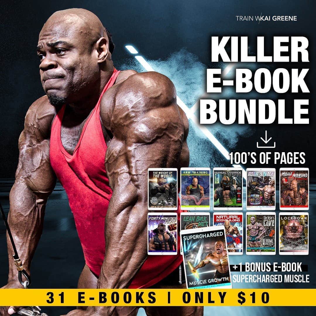 カイ・グリーンのインスタグラム：「🔥MY BEST PROGRAMS Grab 31 Programs For $10.00 + New workouts along with the fundamental principles for nutrition, training, and better insight to improving your physique —> Go To Trainwithkai.com  ✅Learn how to calculate your caloric intake. Find the foods that build quality muscle. ✅Be able to create your own diet week after week. ✅If you’re ready to give it your all then get ready bc we provide you day by day workouts to follow for Weeks. ✅Get the exact number of sets, reps, and rest you need to building your perfect physique.」