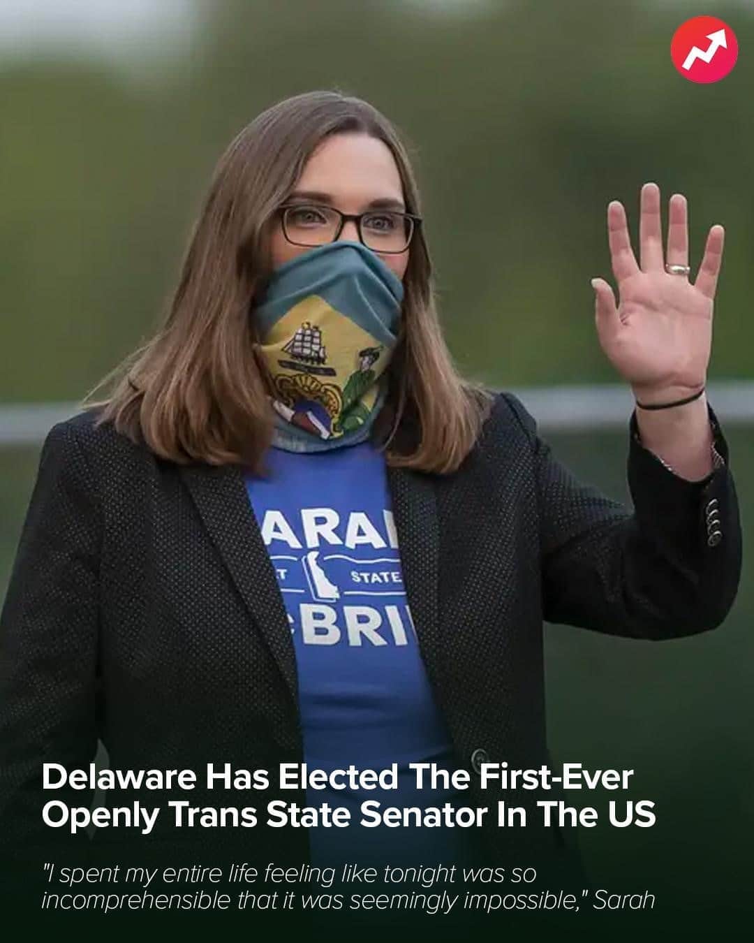BuzzFeedさんのインスタグラム写真 - (BuzzFeedInstagram)「@BuzzFeedNews: Sarah McBride, a 30-year-old LGBTQ activist, will become the most powerful openly trans lawmaker in the nation, after winning her state senator race in Delaware during Tuesday's elections. Link in bio to read more.」11月4日 12時56分 - buzzfeed