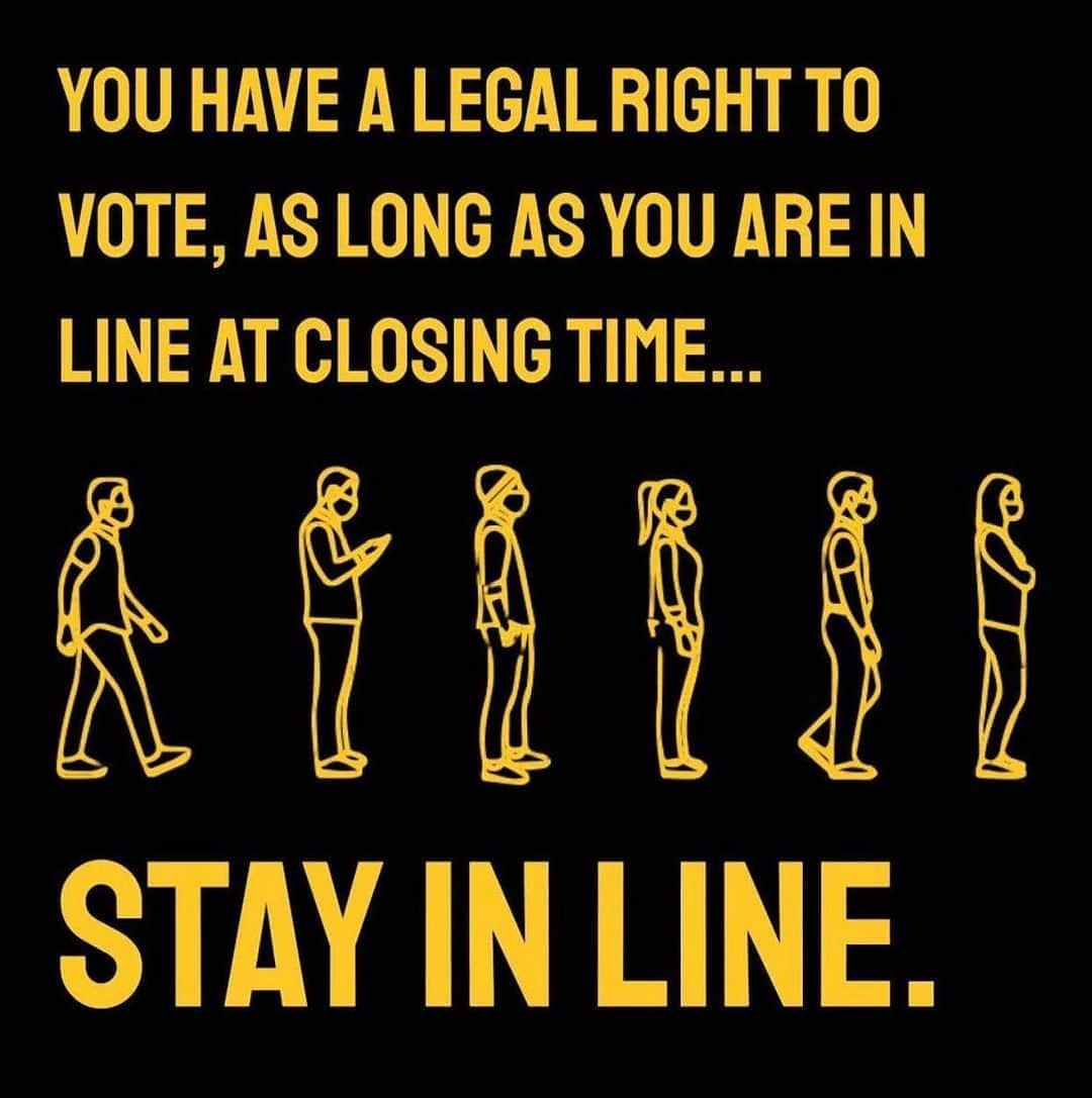 ジャネル・モネイさんのインスタグラム写真 - (ジャネル・モネイInstagram)「If you are in line when polls close, they LEGALLY HAVE TO let you vote! Please stay in line. Flex your voice with your VOTE! Remind them YOU HOLD THE POWER. Wireless hugs & kisses!🗣🙏🏾❤️」11月4日 13時12分 - janellemonae