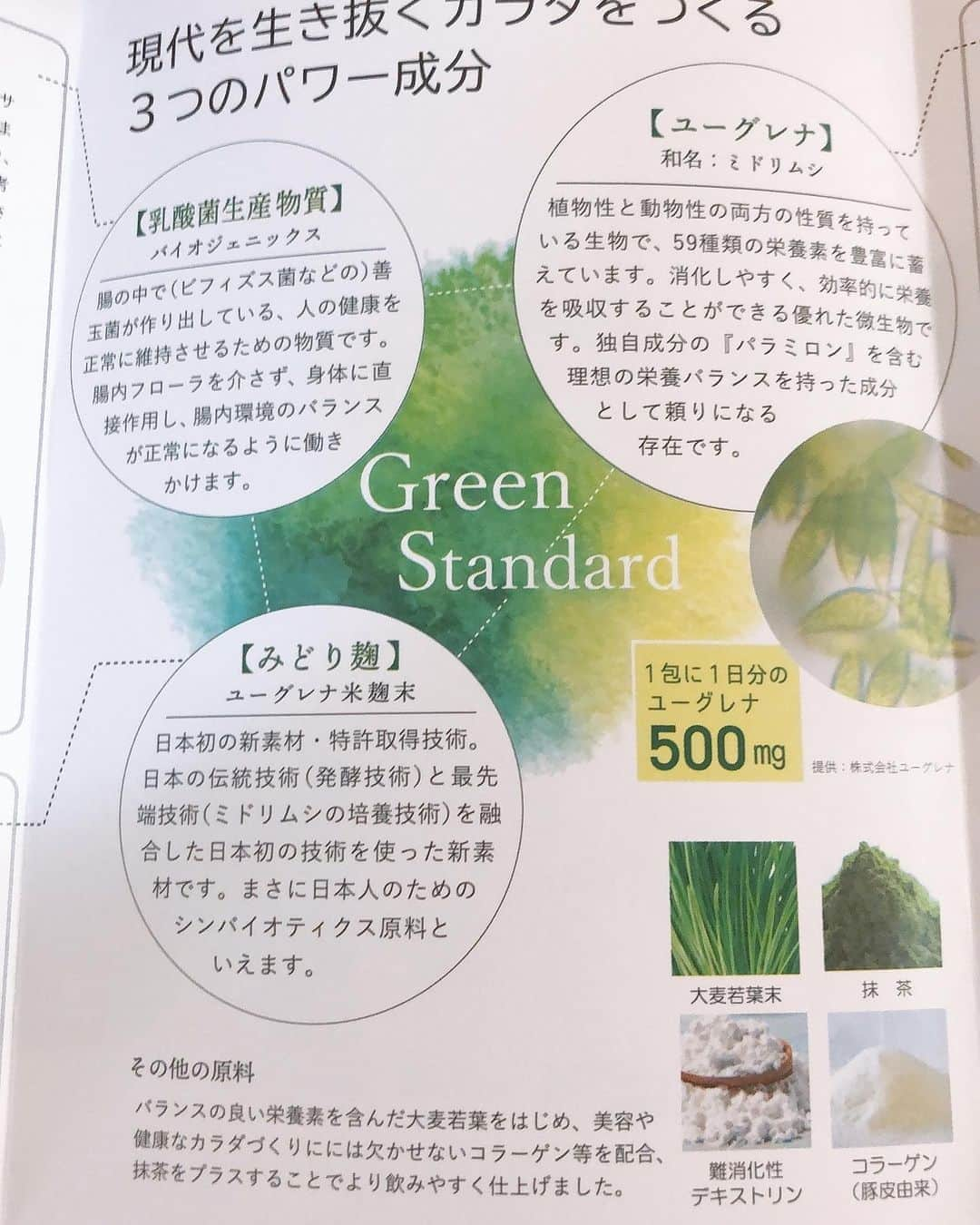 コテツさんのインスタグラム写真 - (コテツInstagram)「2020/11/4 @oggiotto GREEN STANDARD グリーンスタンダード 当選しました🌱🌿  Green Standard （グリーンスタンダード）は、栄養豊富な59種類の栄養を含んだ石垣島の『ユーグレナ』、麹菌にユーグレナを入れ発酵パワーをアップさせた『みどり麹』、体内の乳酸菌をサポートする『乳酸菌生産物質』を配合した、健康な毎日を過ごすための飲料（青汁）です 水、お湯、豆乳、牛乳にもさっと溶けます いろんな青汁試しましたがなかなか気にいるのもなく諦めてましたが こちらはスッキリ飲めて美味しく腸内環境も良くなった感じ ストーリーにリンク貼っときますのでチェックしてみてください🌿🌿 .  #oggiotto  #グリーンスタンダード」11月4日 13時23分 - kotetuchan