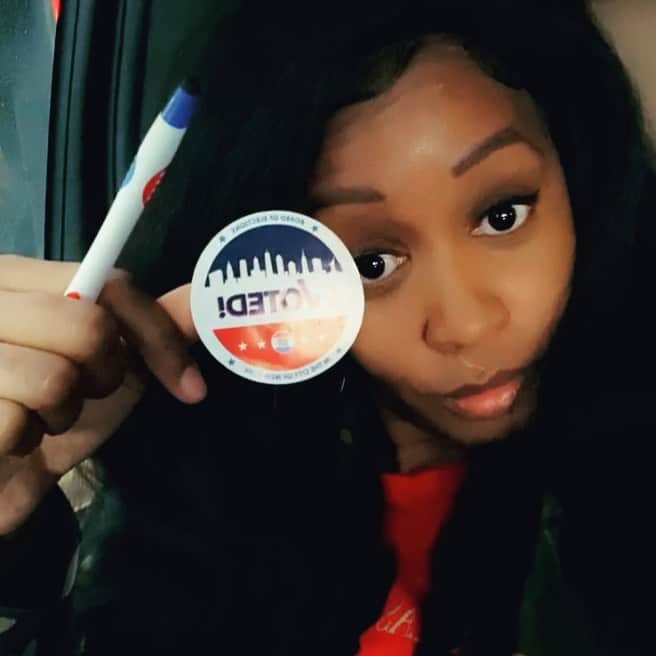 レミー・マーのインスタグラム：「Me constantly bringing up voting to all my friends this morning making sure they go and get counted! #MakeYourVoiceHeard #VOTE #RemyMa」