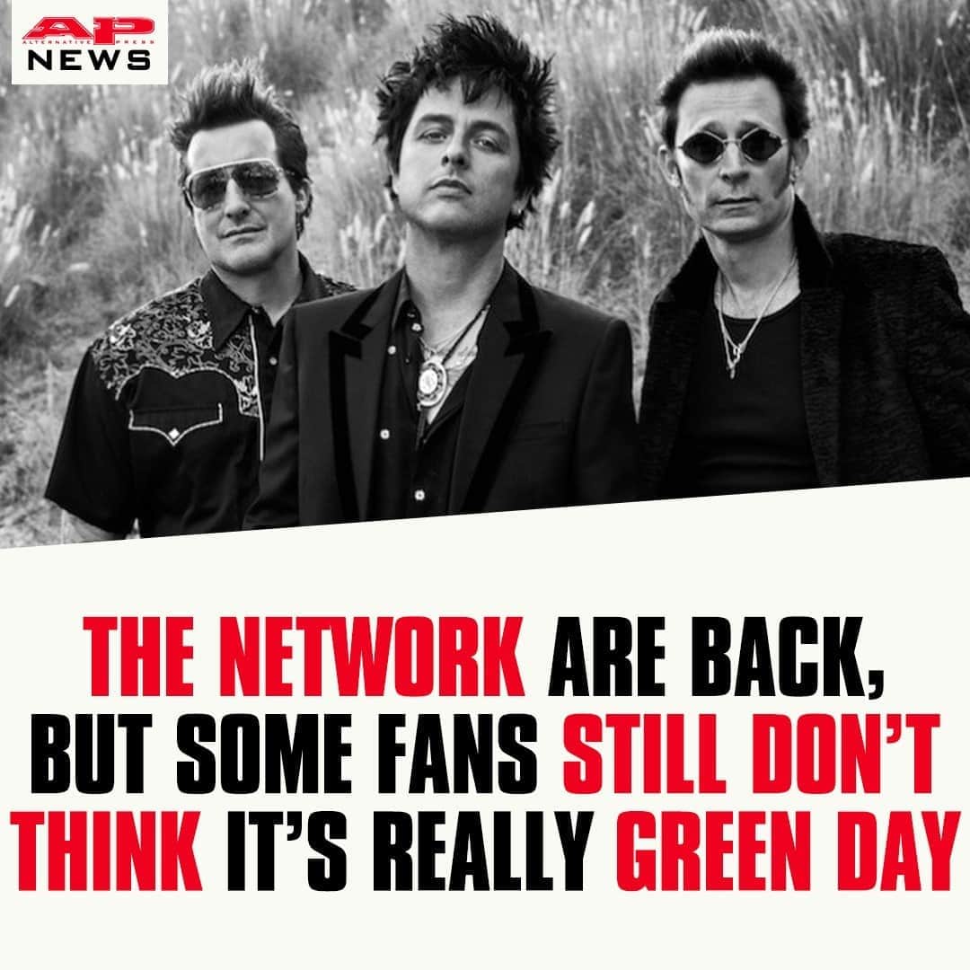Alternative Pressさんのインスタグラム写真 - (Alternative PressInstagram)「@thenetwork are back with their first new song in 17 years, but some fans still aren’t convinced the mysterious group is really @GreenDay⁠ LINK IN BIO⁠ .⁠ .⁠ .⁠ #thenetwork #greenday #billiejoearmstrong #altpress #alternativepress」11月4日 5時02分 - altpress