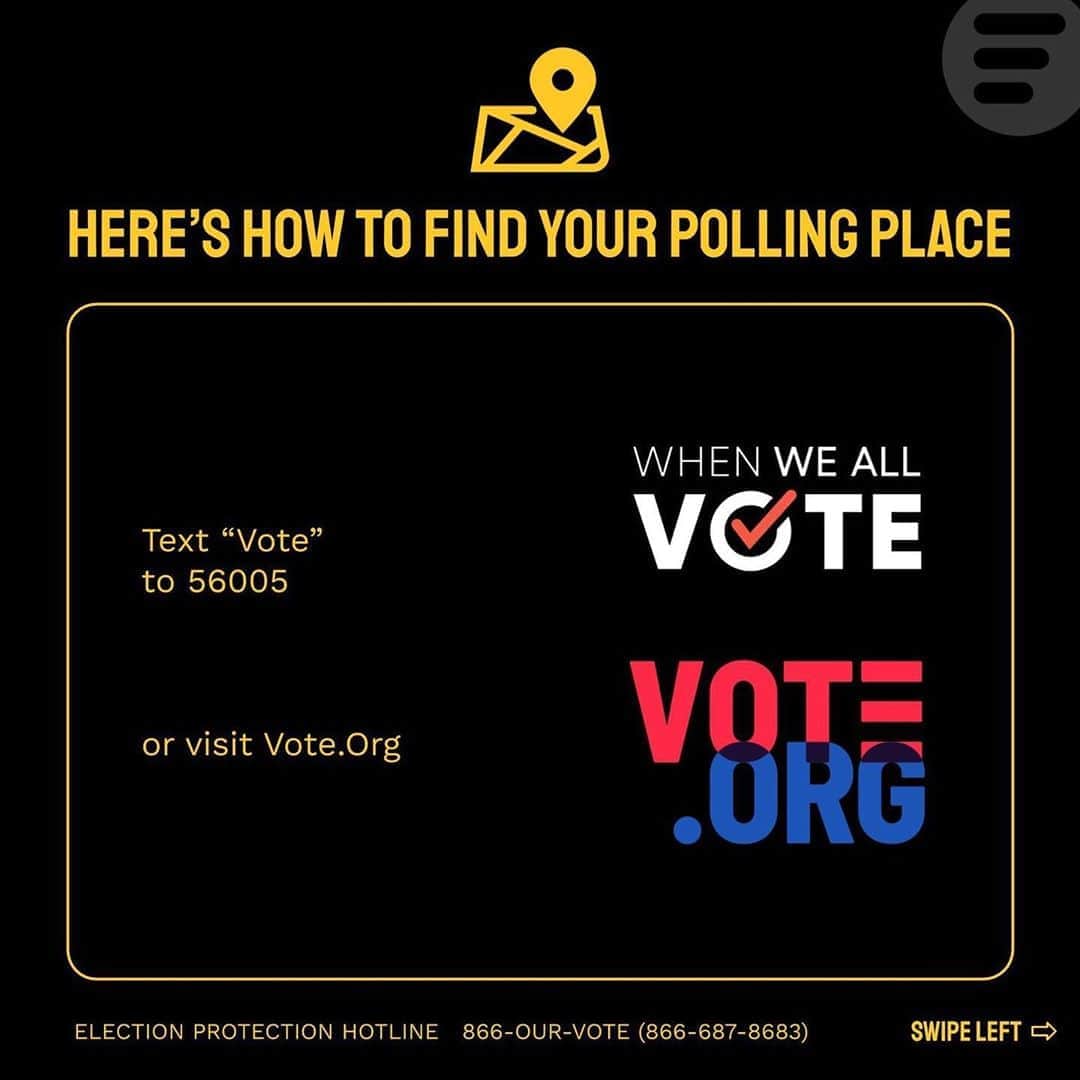 ケイティ・ロウズさんのインスタグラム写真 - (ケイティ・ロウズInstagram)「If you're heading to the polls today—here are some tips! #EveryVoteCounts #ElectionDayGuide」11月4日 5時02分 - ktqlowes