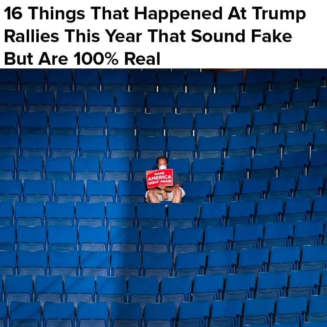 BuzzFeedさんのインスタグラム写真 - (BuzzFeedInstagram)「Small crowds, rants about sharks, fat-shaming his own supporters...it's been quite a campaign for Trump. Link in bio 👆」11月4日 6時00分 - buzzfeed