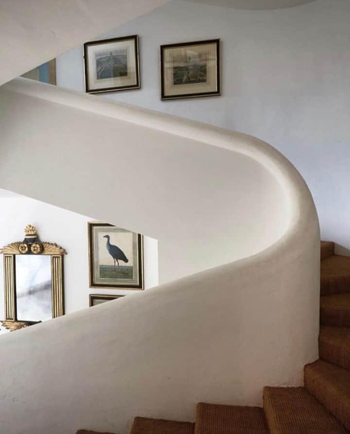 グラフ&ランツのインスタグラム：「Twists and turns, every which way 〰️ the staircase dreams are made of via @do.like.that」