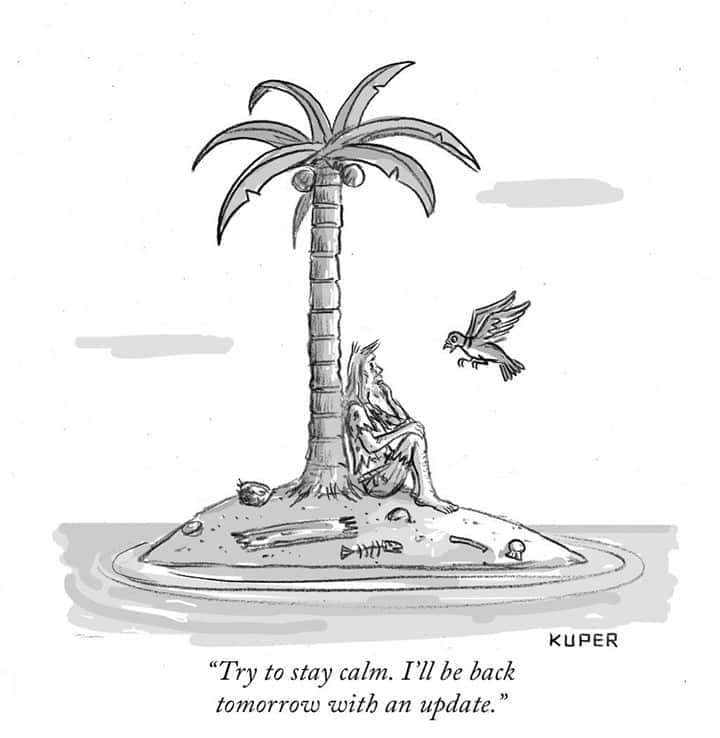 The New Yorkerさんのインスタグラム写真 - (The New YorkerInstagram)「Stay tuned. #NewYorkerCartoons 🖋 @kuperart」11月4日 7時25分 - newyorkermag