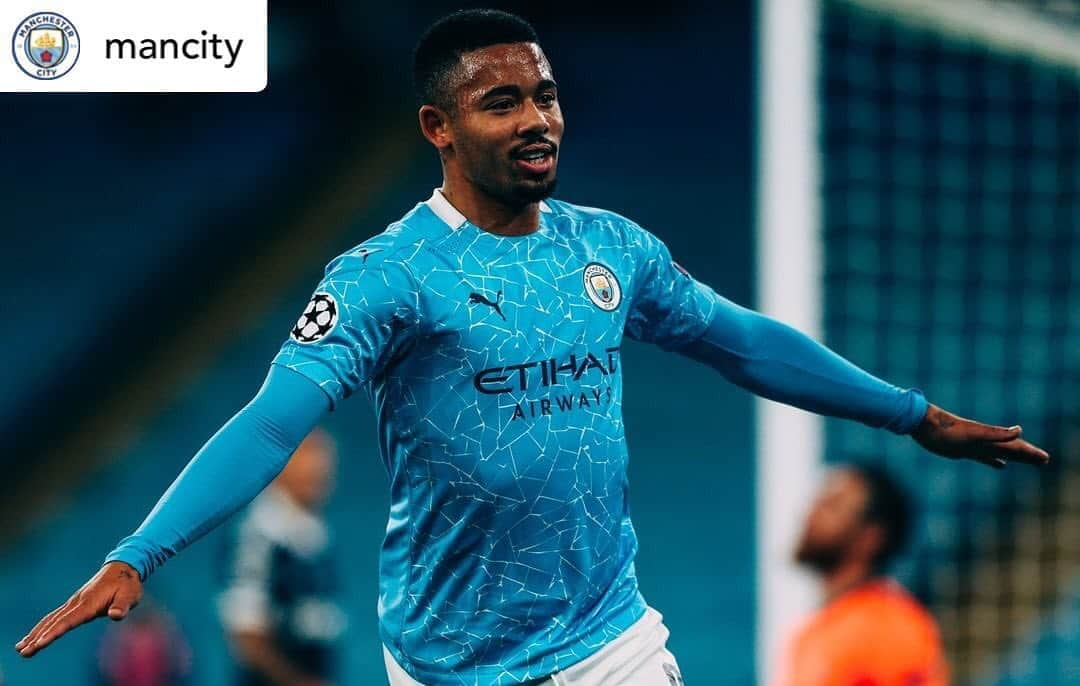 プレミアリーグさんのインスタグラム写真 - (プレミアリーグInstagram)「Gabriel Jesus returns with a goal as Man City win in the UCL  #repost • @mancity  He's back! 🇧🇷🤩 #mancity」11月4日 7時26分 - premierleague