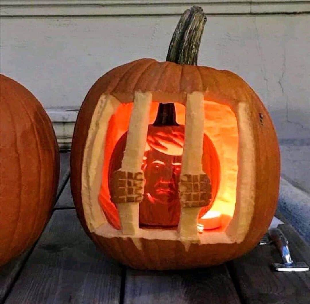 マーク・ハミルさんのインスタグラム写真 - (マーク・ハミルInstagram)「A Reminder: If you haven't thrown out your Trumpkin yet, TODAY is the day to do it.    #OrangeIsTheNewJack_OLantern 🎃」11月4日 7時30分 - markhamill