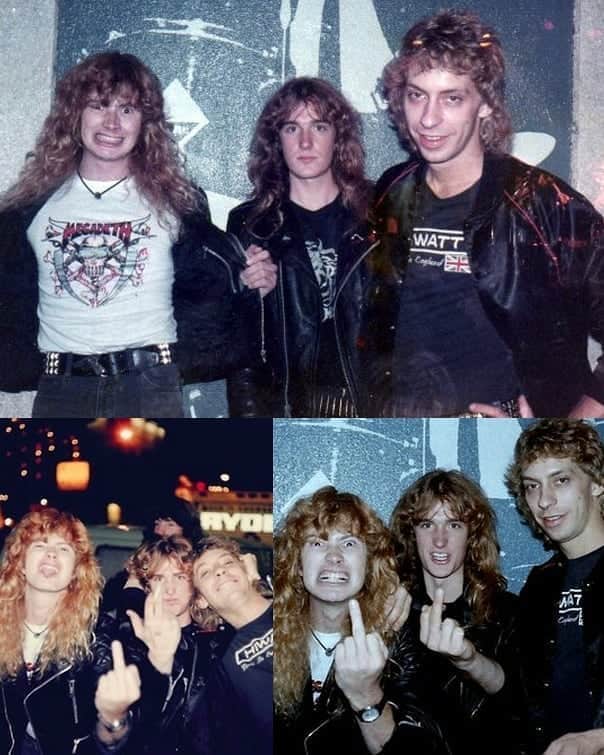 Megadethさんのインスタグラム写真 - (MegadethInstagram)「Nov 3, 1984 – Megadeth plays as a three-piece at Ruthie’s Inn, Berkeley, CA. One of four shows with Dave, David and Gar (post-Kerry King/pre-Chris Poland).」11月4日 8時33分 - megadeth