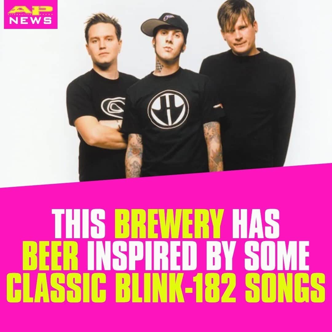 Alternative Pressさんのインスタグラム写真 - (Alternative PressInstagram)「You can really try beer inspired by your favorite @blink182 songs, but it may be hard to get your hands on it LINK IN BIO . . . #blink182 #blink182beer #blink182songs #altpress #alternativepress」11月4日 8時35分 - altpress