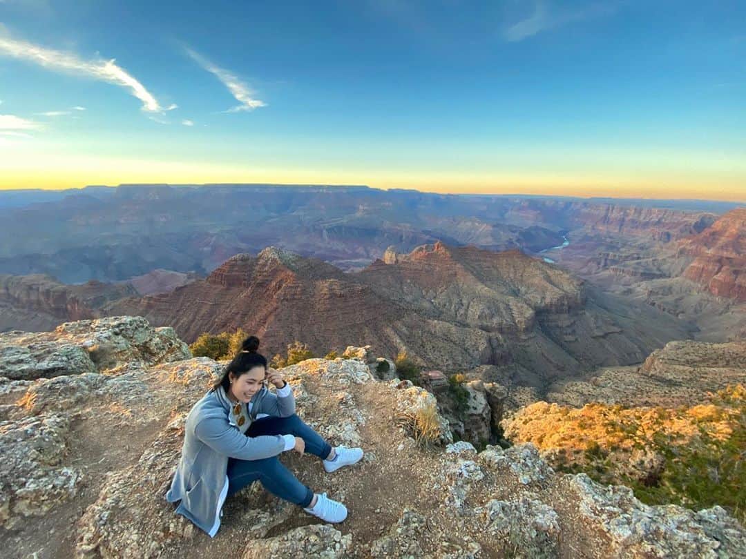 モリヤ・ジュタヌガーンのインスタグラム：「❤️❤️#GrandCanyon #momoriya」