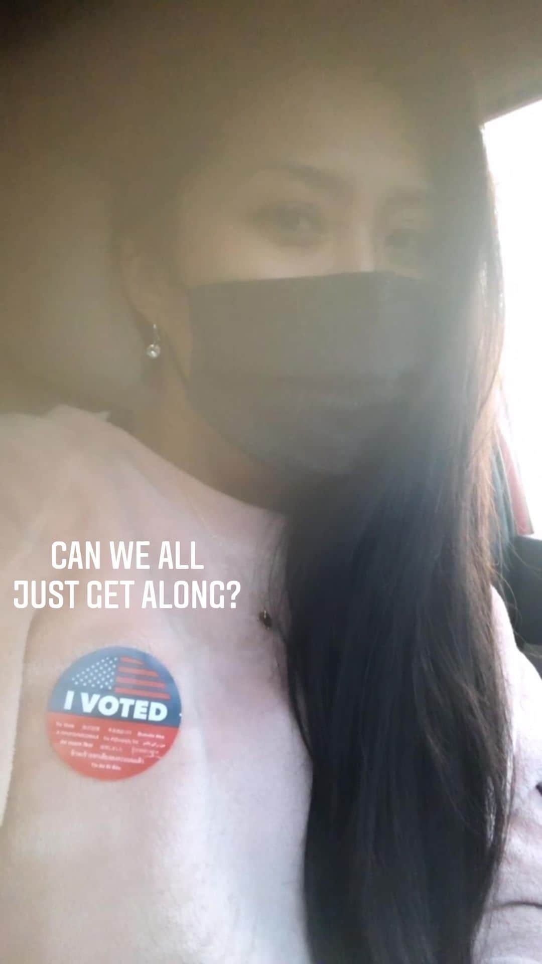 オリビア・タイのインスタグラム：「What’s one thing you’re grateful for?   I am grateful for the right to #vote & the sacrifices my family made to come to this country.  My family had all of their land and years of hard work taken away from the Vietnamese Communist Party. I am grateful that they chose to live in a refugee camp for a year and a half to finally come to the US as political refugees... just to start again from zero.  My grandma escaped communist China to start over again in Vietnam.  My parents escaped communist Vietnam to start over again in the US.  Now, where do we go from here?」